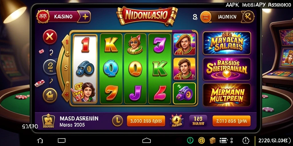 Tampilan antarmuka permainan yang menarik dan intuitif.