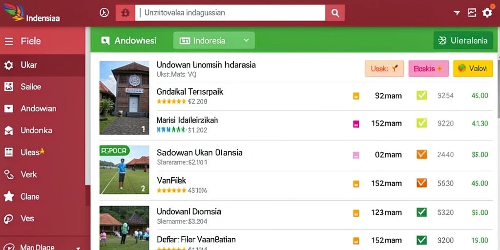 Tampilan beranda yang menarik dan mudah digunakan.