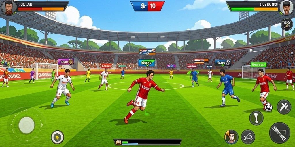 Tampilan antarmuka permainan yang user-friendly.