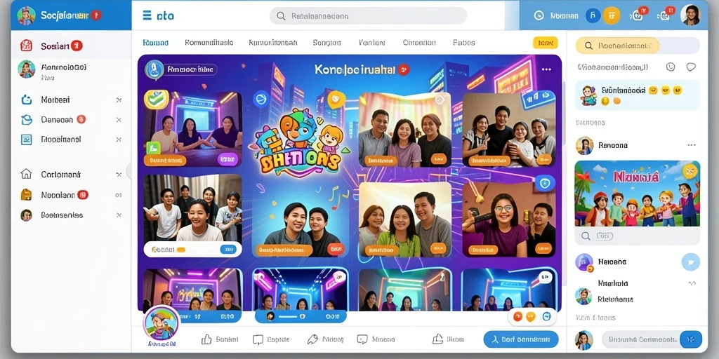 Tampilan utama dengan navigasi intuitif.