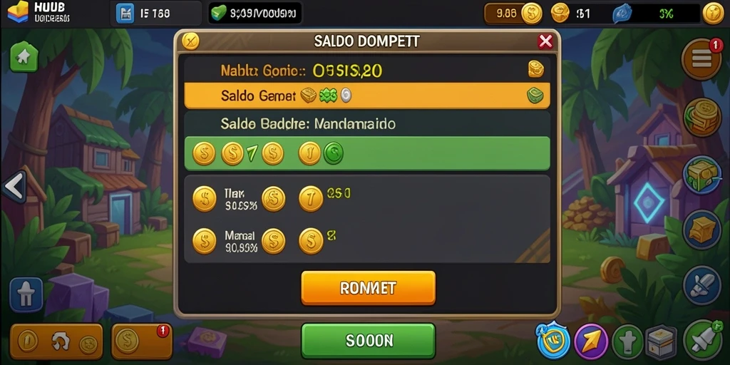 Tampilan menu utama yang menarik dan mudah dinavigasi.