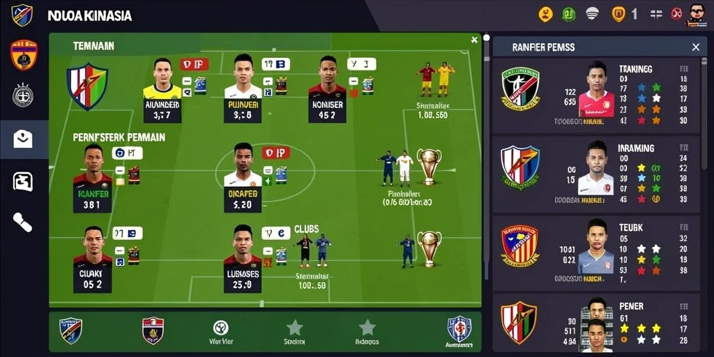 Tampilan menu utama FB333 yang intuitif dan mudah digunakan.