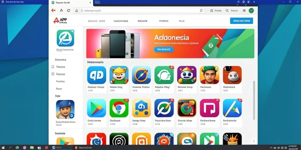 Tampilan antarmuka permainan yang menarik.
